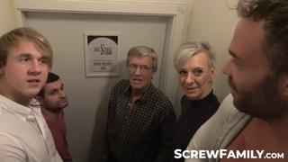 Dirty Grandma Belinda Bee's Family Frenzy at Swingers Club