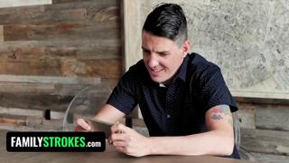 Sibling Sex Session - Stepbrothers Spunking Stepsis