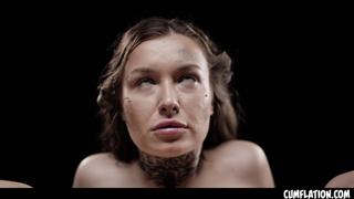 Raw, tattooed vaginas crave cum-covered assplay and messy squirting cumshots.