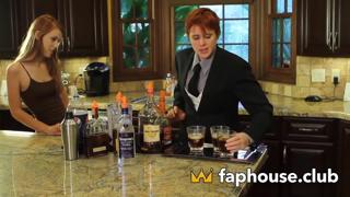 Scorching redhead lesbians win big, flaunting heels and juggs, for steamy nooner with randy babe