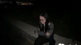 Filthy nerd crushes in public, park plowed mercilessly