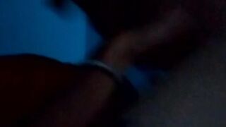 Shagging wife in the dark, missionary style, no lights, hidden cocking in the shadows, nasty