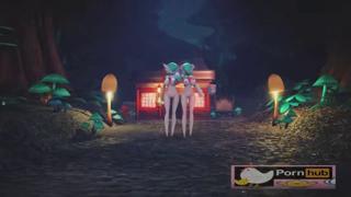mmd r18 Dive into Blue: Gardénoire Wants to Lick Goblin Cheese Dick🍆 3D Cartoon
