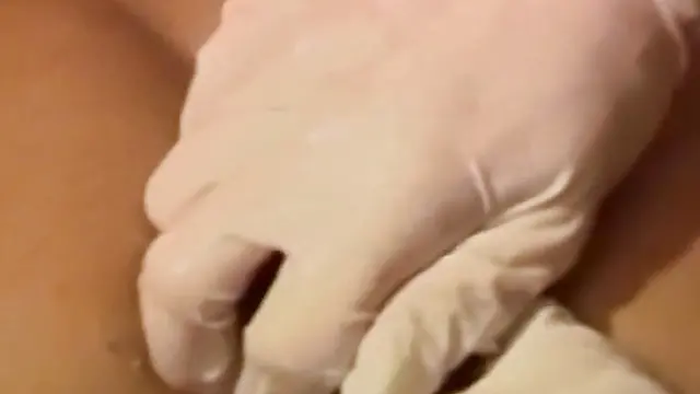 Beautiful lesbians fingering asses and pussies with power