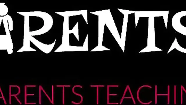 Cute teen gets doggystyle from hunk after blowjob in a threesome