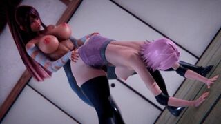 Mommy's naughty😈 fantasy come true: Futa's rough cream-pie service on Sakura's tight Naruto pussy🌮️.
