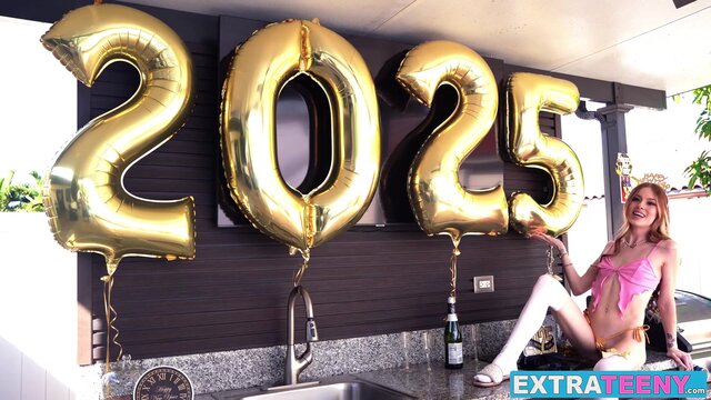 Skinny teen Explicit Kait encounters a monster cock to destroy her