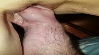 Delicate American Mormon wife and mature lady fistened