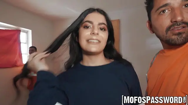 Construction workers dominate and fuck Angel Gostosa′s tight hole