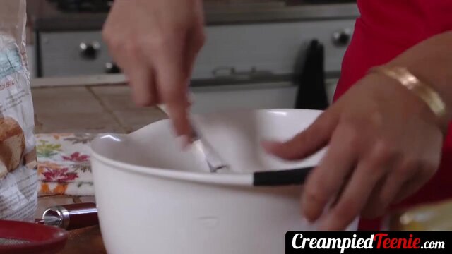 Big butt teen Avery Adair getting cowgirl hard and creampied