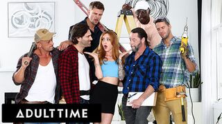 Kendra Cole gets pounded by construction crew in intense airtight anal👌 and dp freak fest