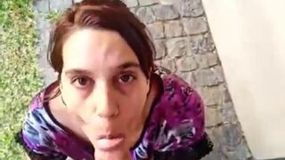 Two sluts suck big cock and get pounded hard