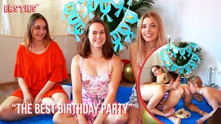 Anca's party gangbang, hard creampie celebration
