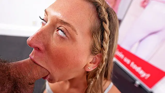 Tanned Slim Teen’s Workout Session Goes Wild from Multiple Angles