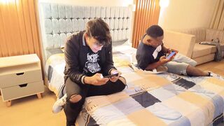 Fucking his stepmom, then we're gaming, a sick tape game