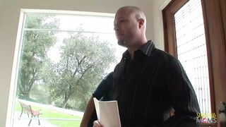 Blowjobs and anal👌 sex on the couch with massive-breasted married woman