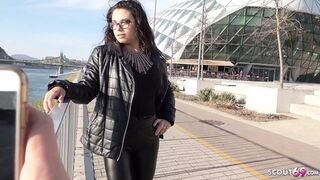 Teenie Mira enjoys rough sex with hungry German scouts