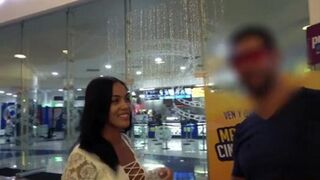 Juicy Latina's Public Hookup Gets Messy Facial Ruin