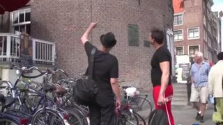 Cum splattered on a willing escort